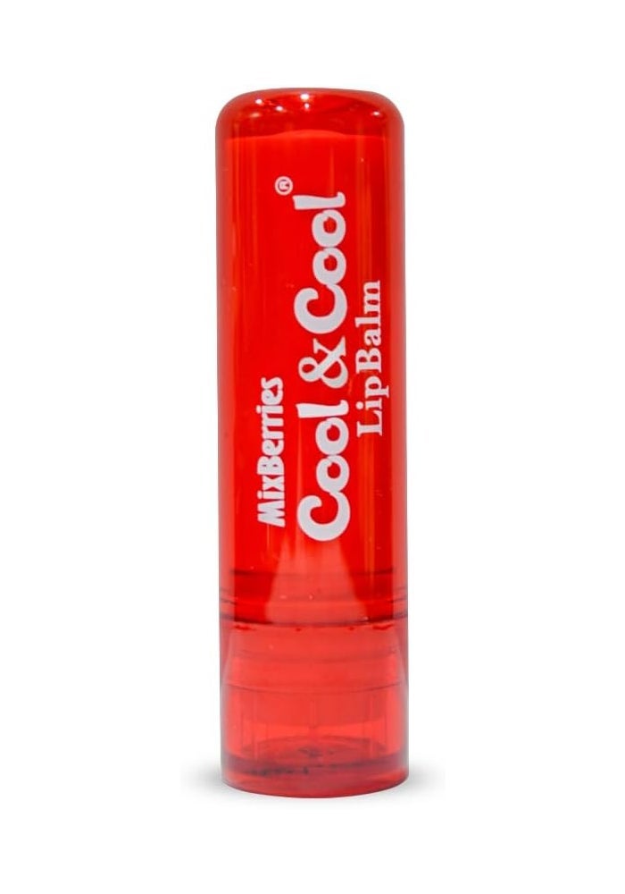 Cool & Cool Mixed Berries Lip Balm - Intense Nutrition, Bees Wax, Vitamin-E, Shea Butter, Mineral Oil Free, Made In Germany - 4.6g - Image 2
